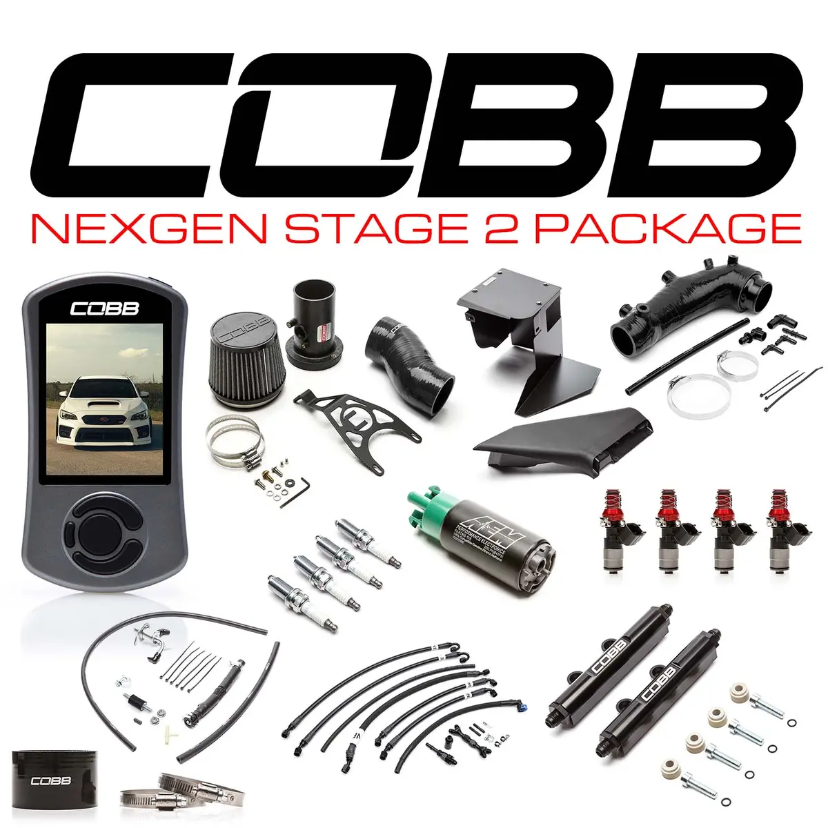 Cobb 08-14 Subaru Sti Nexgen Stage 2 Power Package - Blue 1
