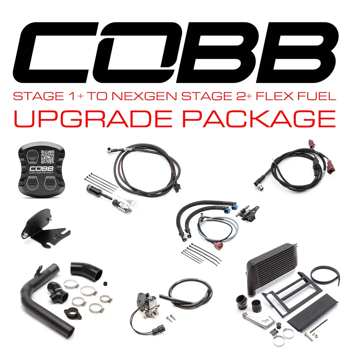 Cobb 18-21 Subaru Wrx Stage 1+ To Nexgen Stage 2 + Can Flex Fuel Power Package - Silver 1