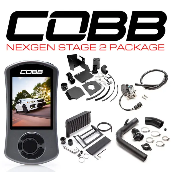 Cobb 15-21 Subaru Wrx Nexgen Stage 2 Power Package W/Sf Intake - Black 1