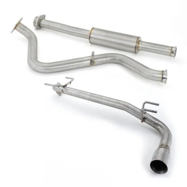Catback Exhaust - 2017-23 Impreza Wagon - Muffler Delete - Single Exit - 3" Double Wall Tip 1
