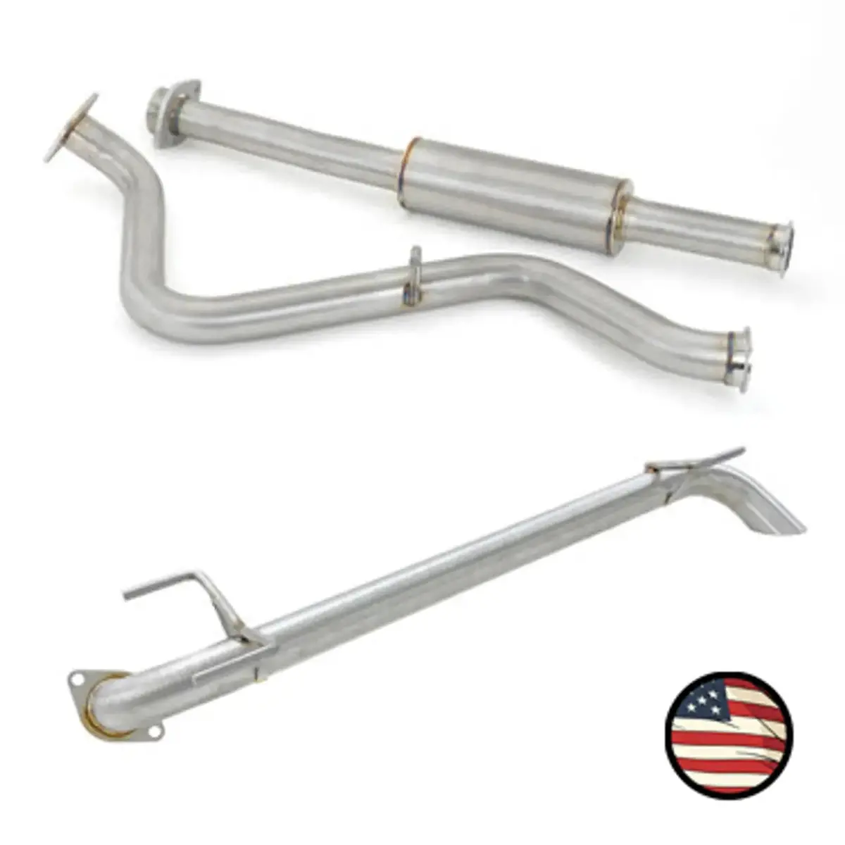 Catback Exhaust - 2024+ Crosstrek - Muffler Delete - Turndown 1