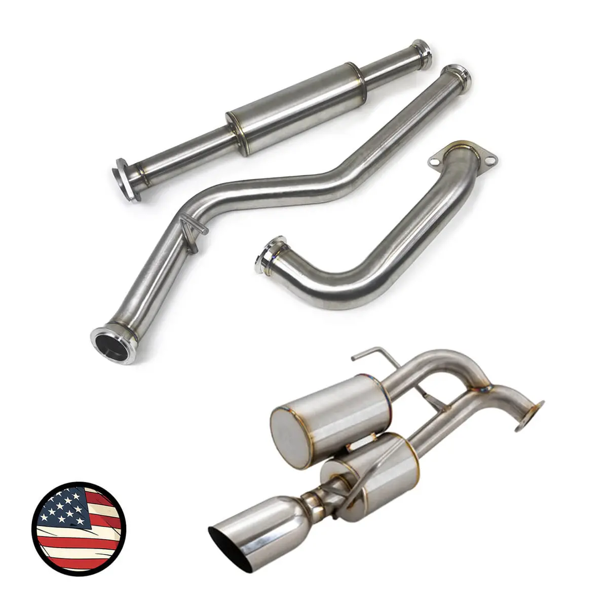 Catback Exhaust - 2020-2025 Legacy 2.5L - Dual Chamber With 5" Muffler 1