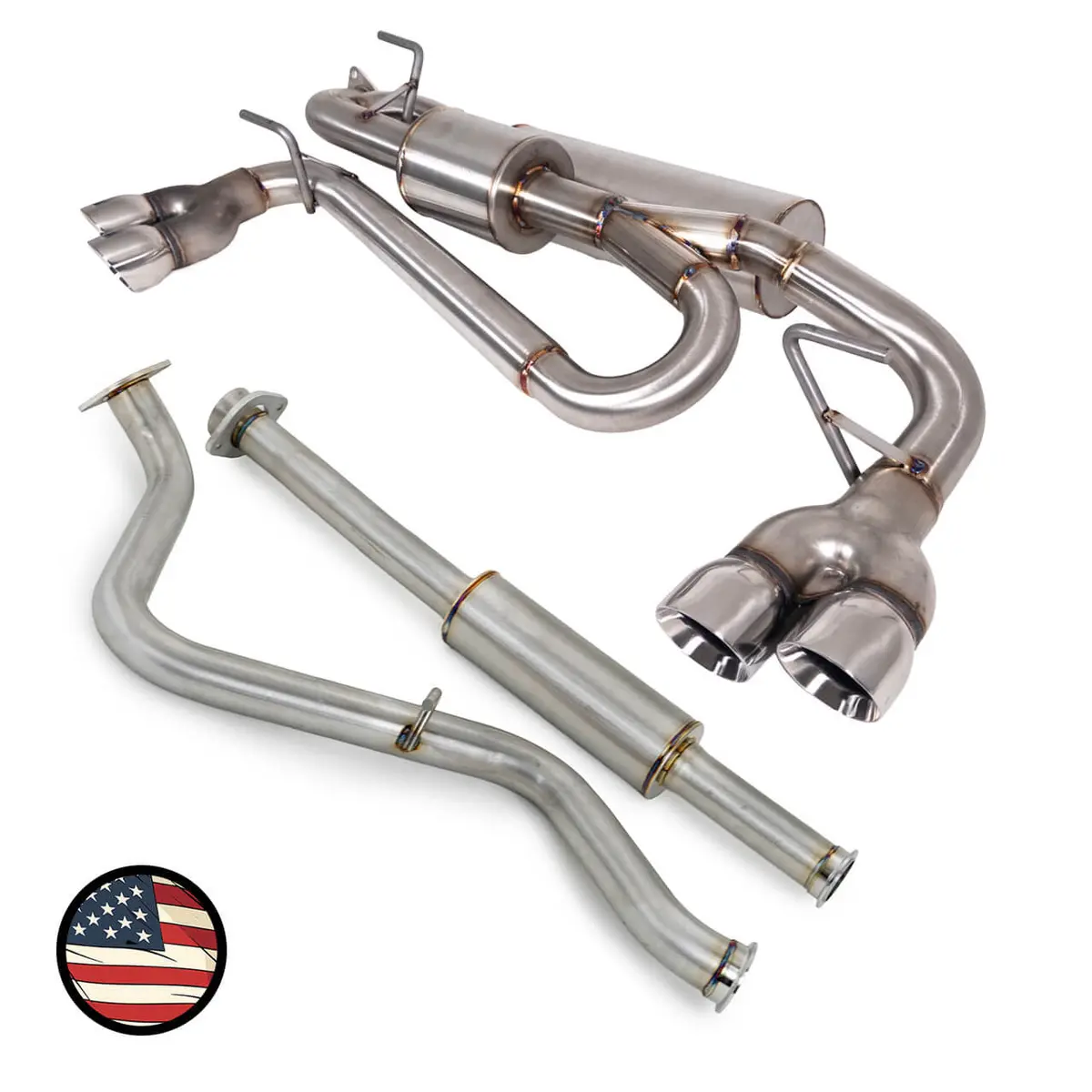Catback Exhaust - 2024+ Impreza - Quad Exit 2.0L Dual Chamber 1