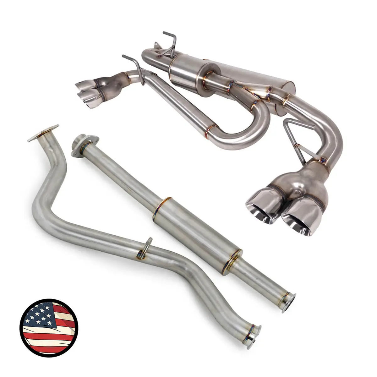 Catback Exhaust - 2024+ Impreza Rs - Quad Exit 2.5L Dual Chamber 1