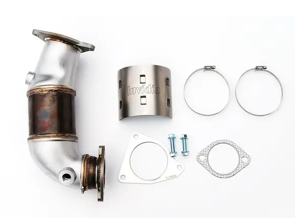 Invidia 2022+ Subaru Wrx Front J-Pipe With High Flow Cat 1