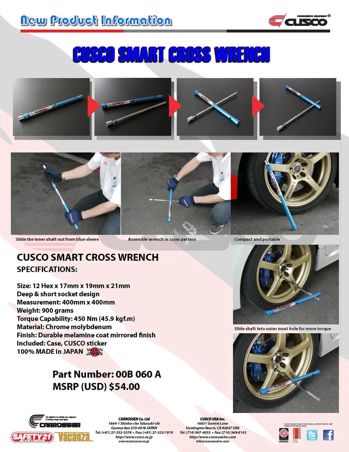 Cusco Smart Cross Wrench 1
