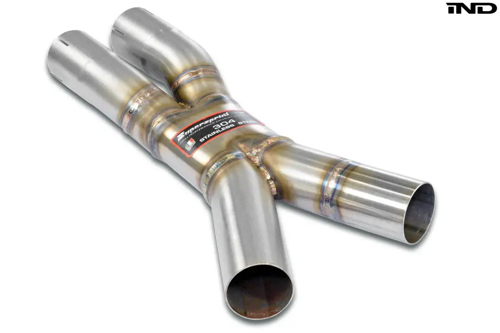 Supersprint G8x M3 / M4 Stainless Center X-Pipe 1