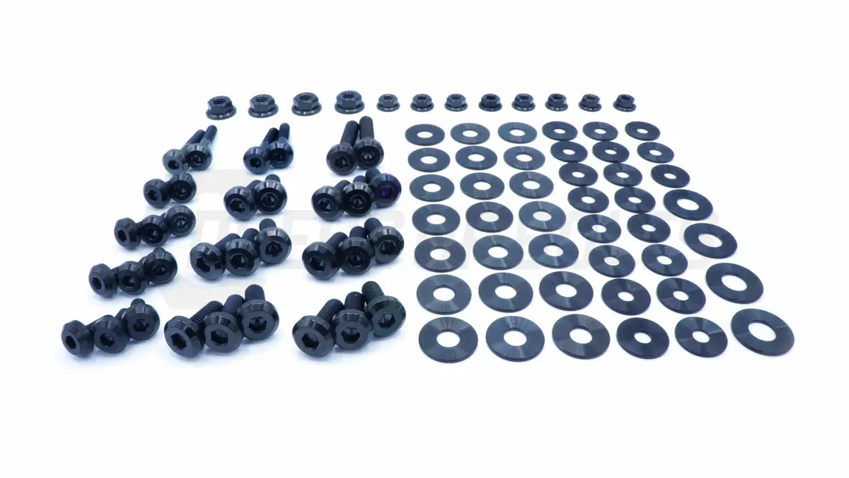 Dress Up Bolts Stage 2 Titanium Hardware Engine Bay Kit - Toyota Supra Mkv 6