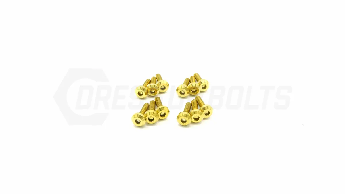 Dress Up Bolts Titanium Hardware Valve Cover Kit - 7M-Gte Engine 5