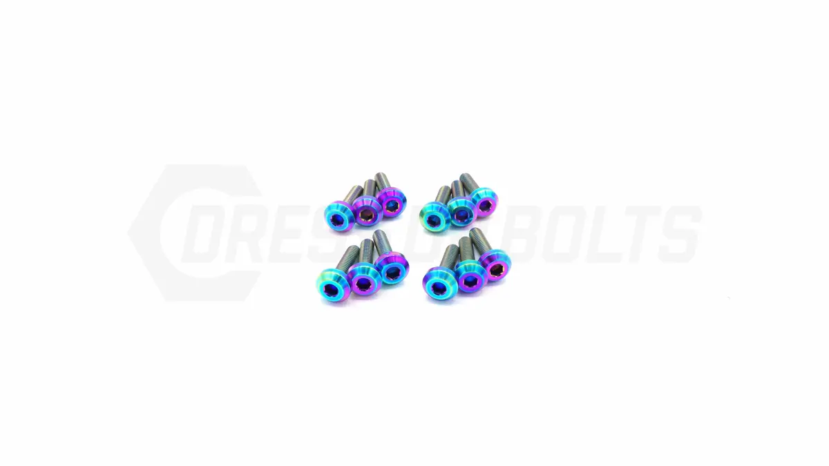 Dress Up Bolts Titanium Hardware Valve Cover Kit - 7M-Gte Engine 6