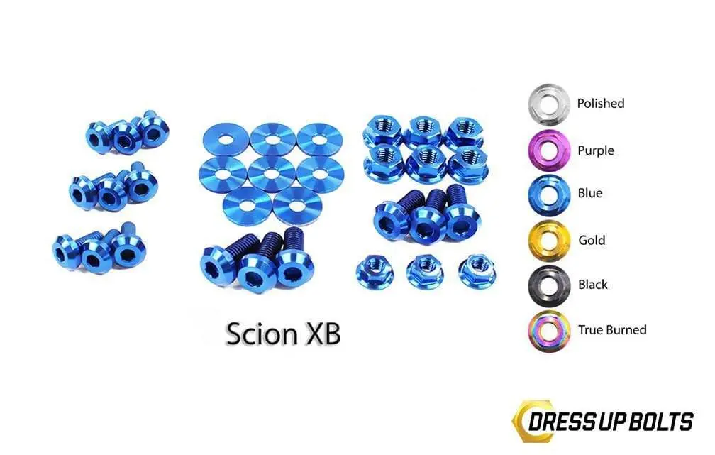 Scion Xb (2007-2015) Titanium Dress Up Bolts Engine And Engine Bay Kit 1