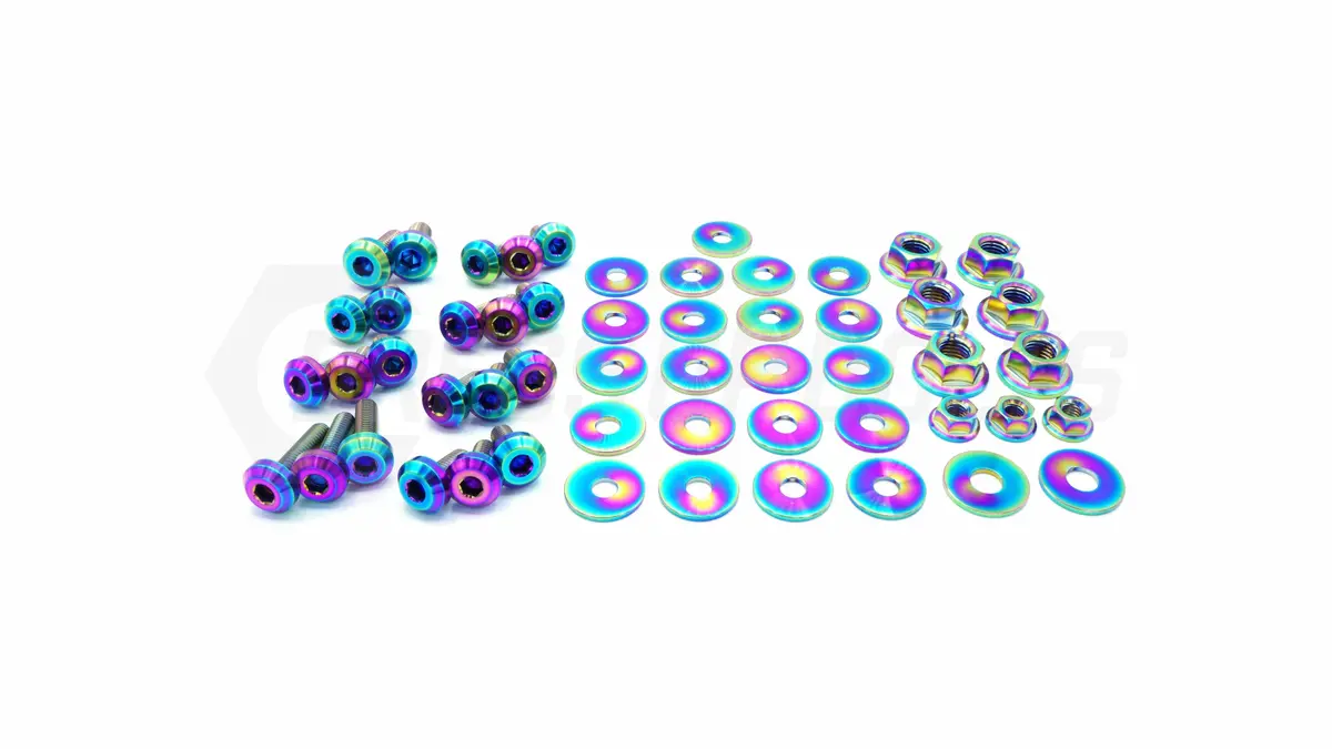 Dress Up Bolts Stage 1 Titanium Hardware Engine Bay Kit - Toyota Supra Mkiii (1986-1992) 1