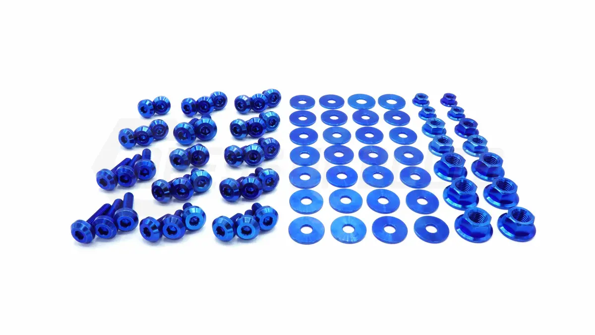 Dress Up Bolts Stage 2 Titanium Hardware Engine Bay Kit - Toyota Supra Mkiii (1986-1992) 1