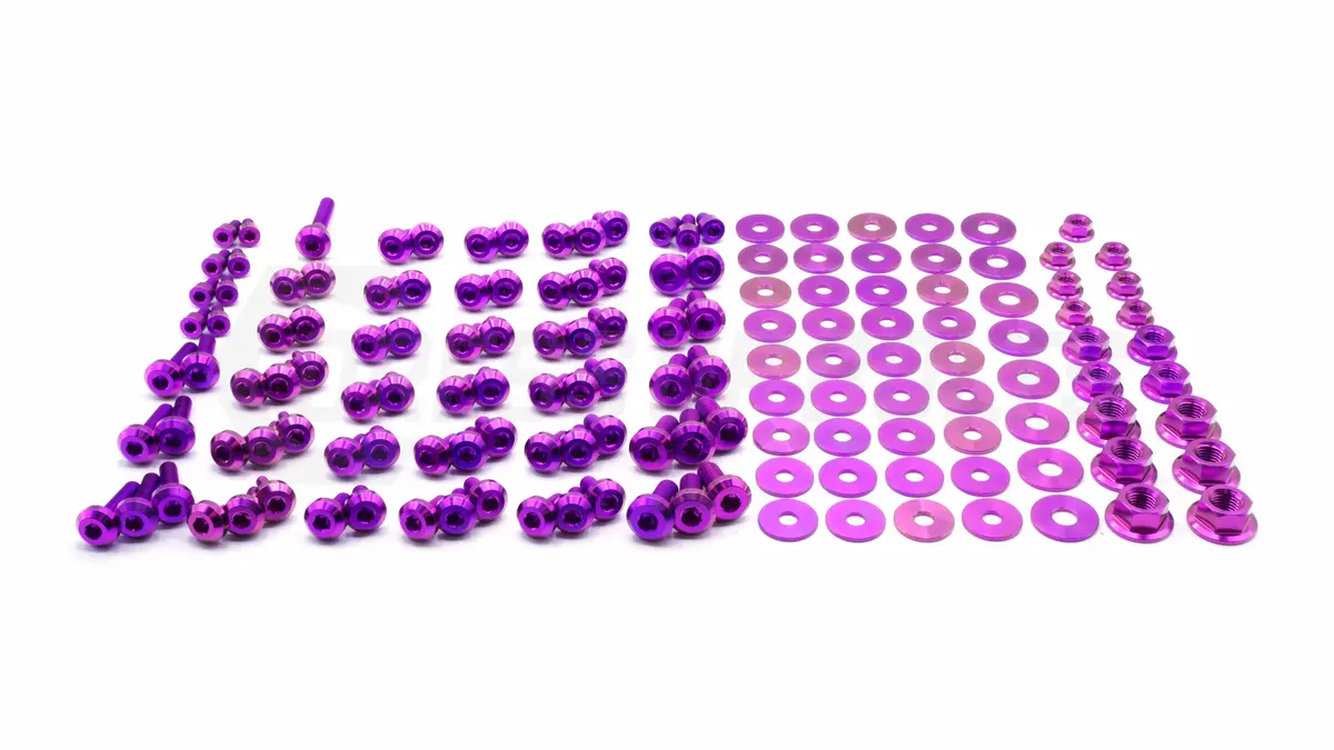Dress Up Bolts Stage 3 Titanium Hardware Engine Bay Kit - Toyota Supra Mkiii (1986-1992) 6