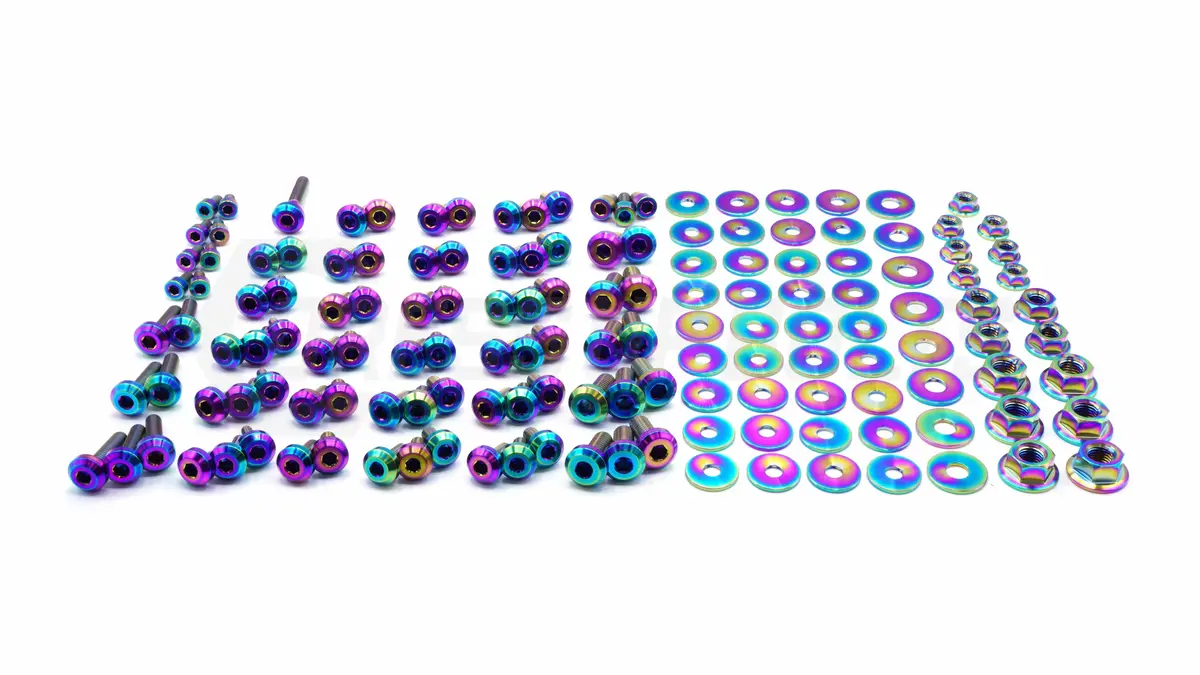Dress Up Bolts Stage 3 Titanium Hardware Engine Bay Kit - Toyota Supra Mkiii (1986-1992) 3