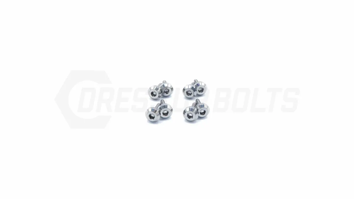 Dress Up Bolts Titanium Hardware Headlight Kit - Toyota Supra Mkiii (1986-1992) 6