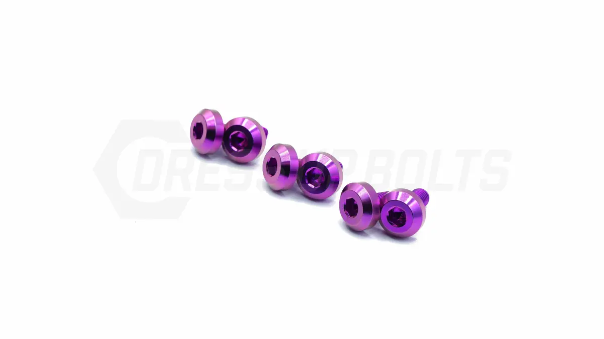 Dress Up Bolts Titanium Hardware Fuel Door Kit - Toyota Supra Mkiv (1993-2002) 1