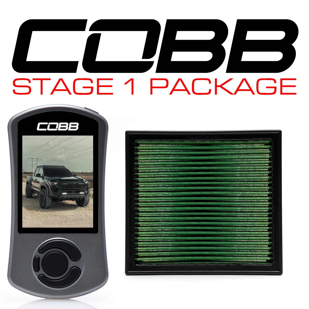 Cobb 2024+ Toyota Tacoma Stage 1+ Power Package 1