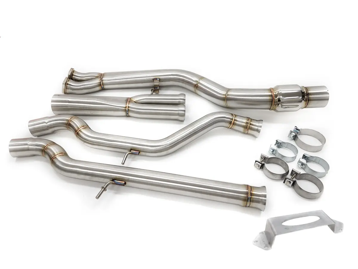 Bmw S55 Midpipe Upgrade - 3.5" Resonated 1