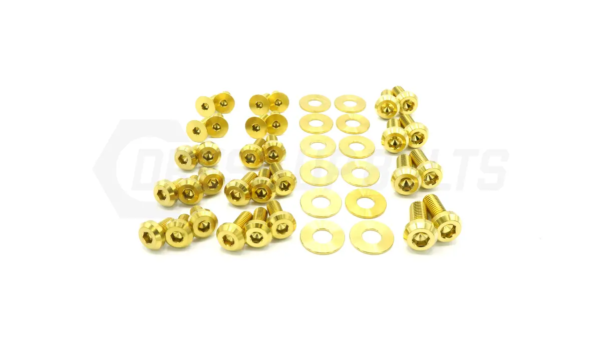 Dress Up Bolts Titanium Hardware Door Kit - Volkswagen Gti Mk7 (2015-2021) 1