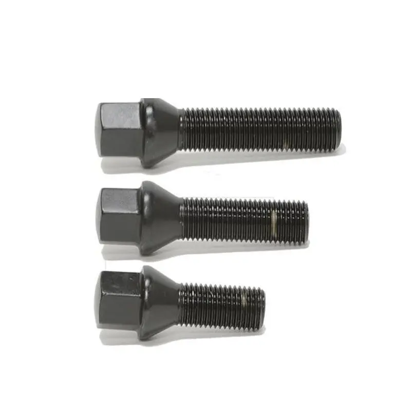 Wheel Mate Mevius Lug Bolt Set Of 20 - Black 12X1.50 27Mm Cone 60 Deg Tap 1