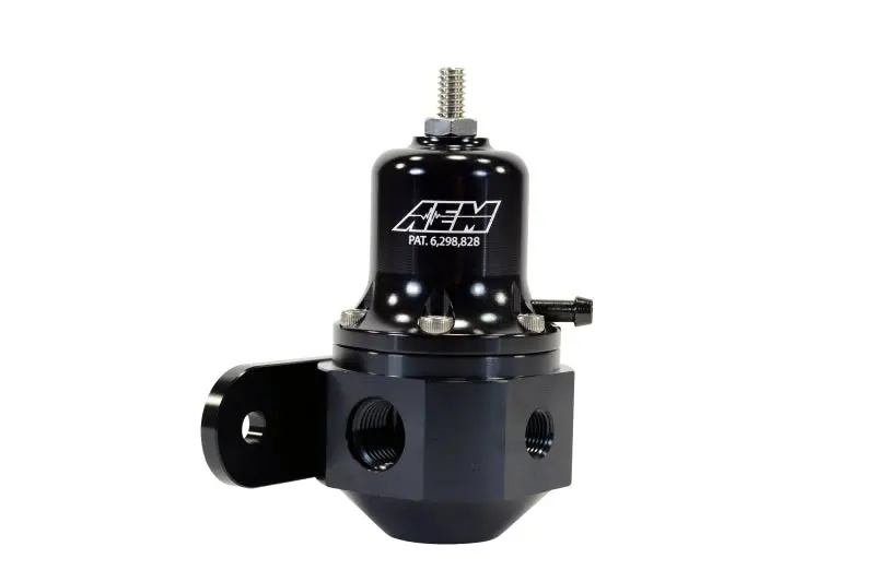 Aem High Capacity Universal Black Adjustable Fuel Pressure Regulator 1