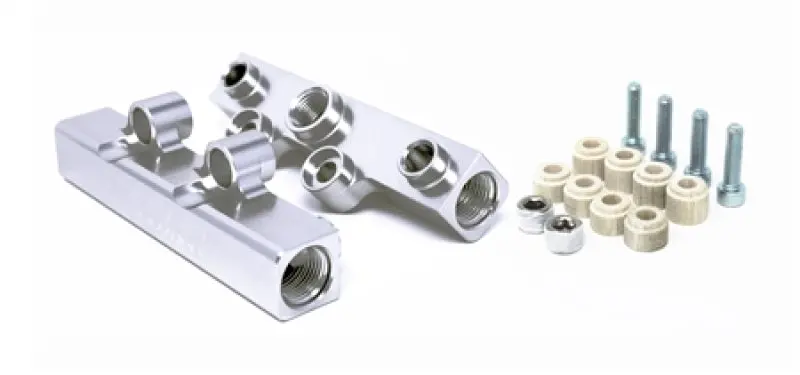 Torque Solution Top Feed Fuel Rails: 02-14 Subaru Wrx / 07-18 Sti - Silver 1