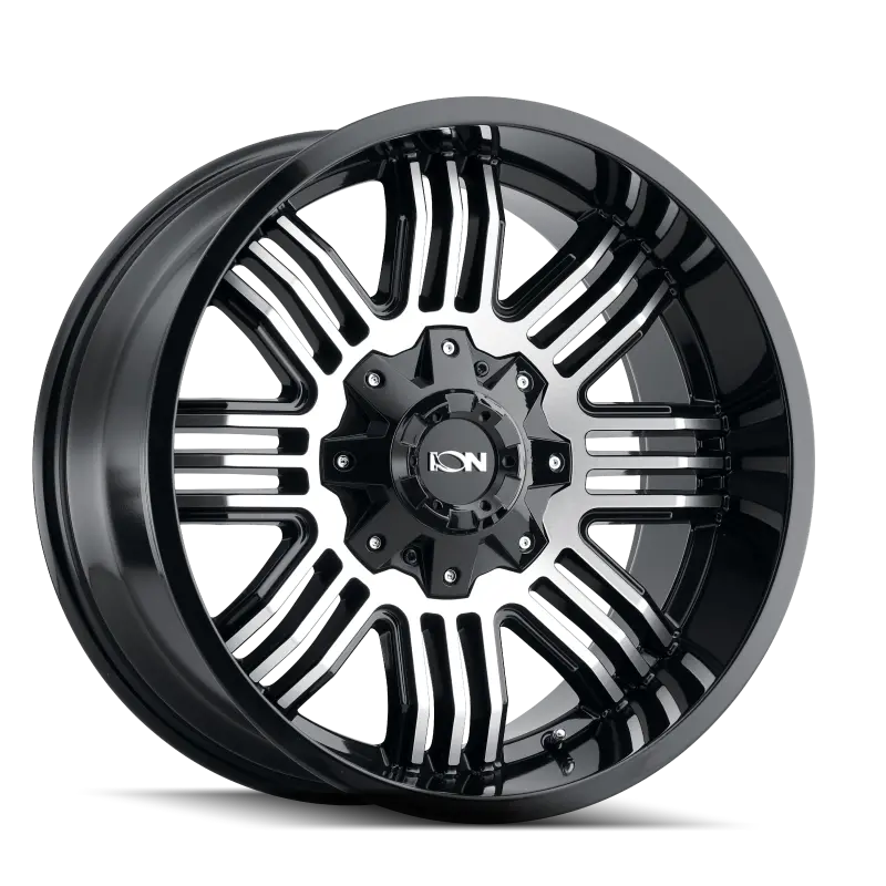 Ion Type 144 Black/Machined Alloy Wheel – 17X9 Inches, 5X127 Bolt Pattern, -12Mm Offset, 87.1Mm Hub Bore 1