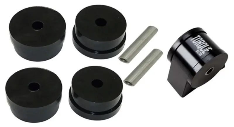 Torque Solution Side Mount Inserts & Billet Front Engine Mount Combo: Mitsubishi Evolution X 08-14 1