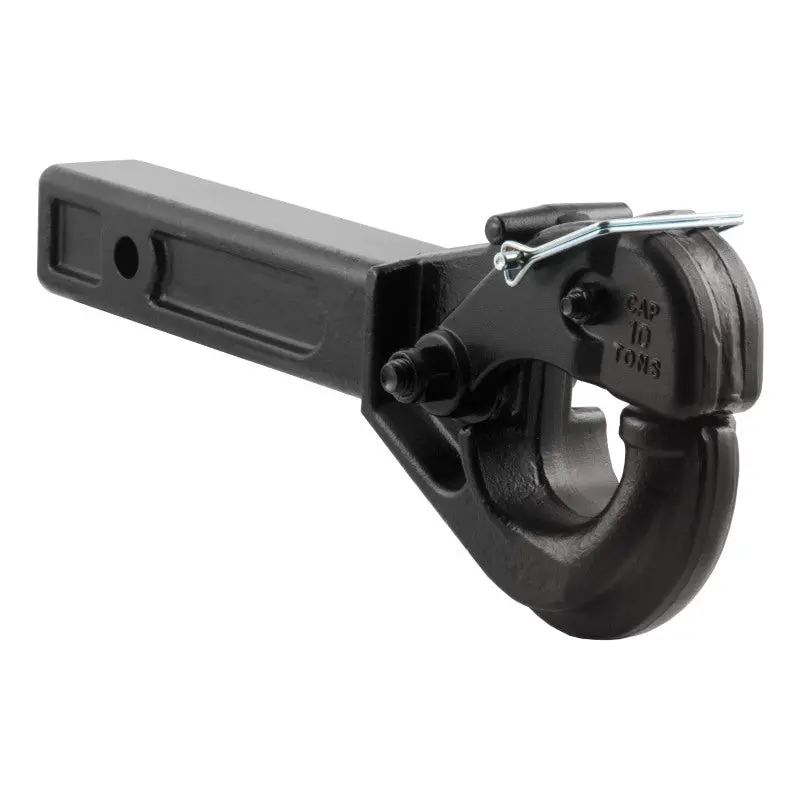 Curt Receiver-Mount Pintle Hook – 2" Shank, 20,000 Lb Rating, Accepts 2-1/2" Lunette Eyes 2