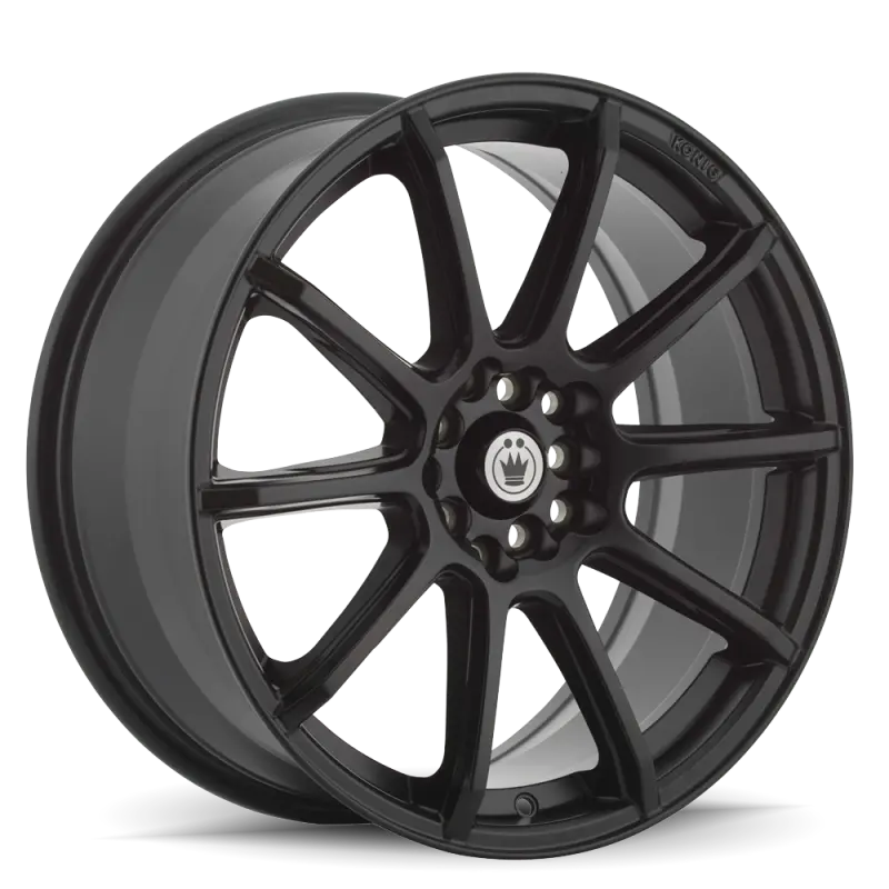 Konig Control 16X7 5X110 / 5X115 Et40 Matte Black 1