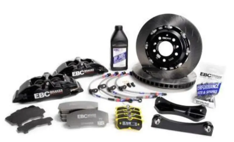 Ebc Racing 01-09 Porsche 911 (996/997) Black Apollo-6 Calipers 355Mm Rotors Front Big Brake Kit 1