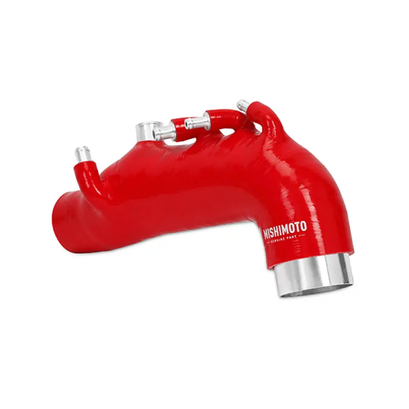 Mishimoto 08 Subaru Wrx Red Silicone Induction Hose 1