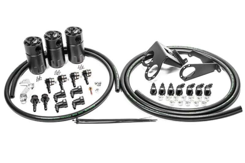 Radium 14-19 Chevrolet Corvette Lt1 Ccv Fluid Lock Triple Catch Can Kit 1