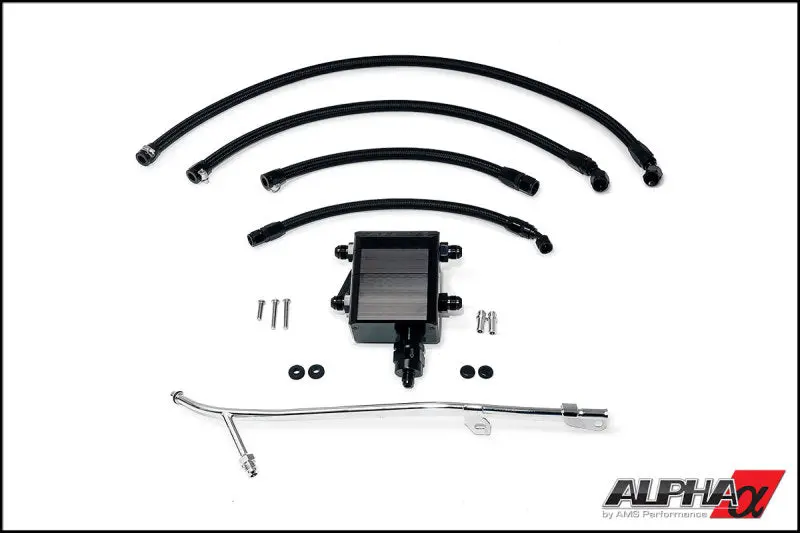 Ams Performance 2009+ Nissan Gt-R R35 Alpha Air Oil Separator 2