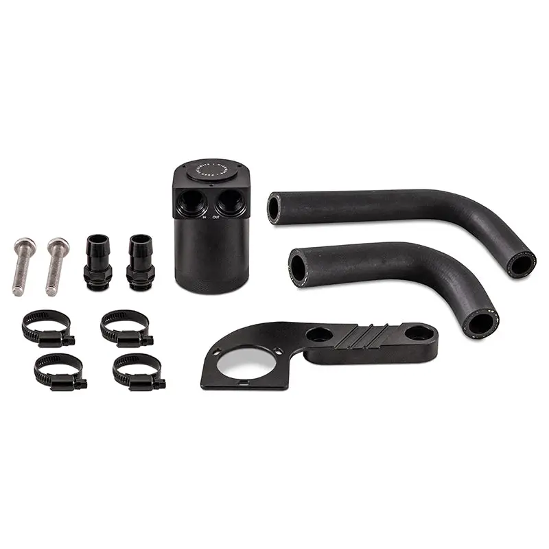 Mishimoto 2015+ Bmw F8x M3/M4 Baffled Oil Catch Can - Wrinkle Black 1