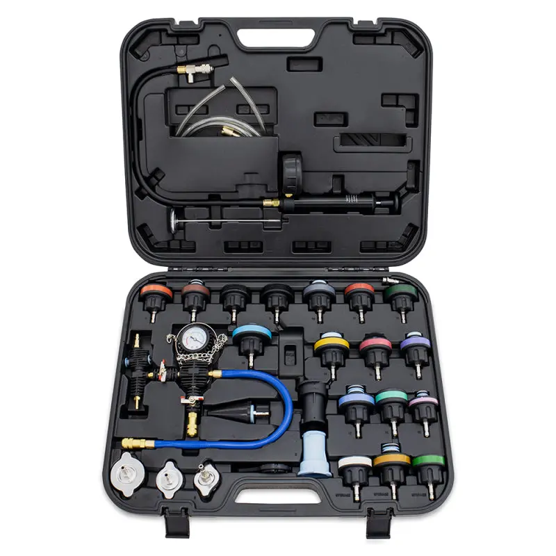 Mishimoto Cooling System Pressure Tester / Vacuum Purge Kit - 28Pc 1