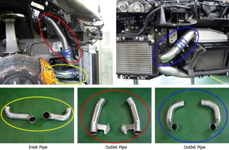 Hks 09-10 Nissan Gt-R Intercooler Pipe Kit (2 Inlet/4 Outlet) 1