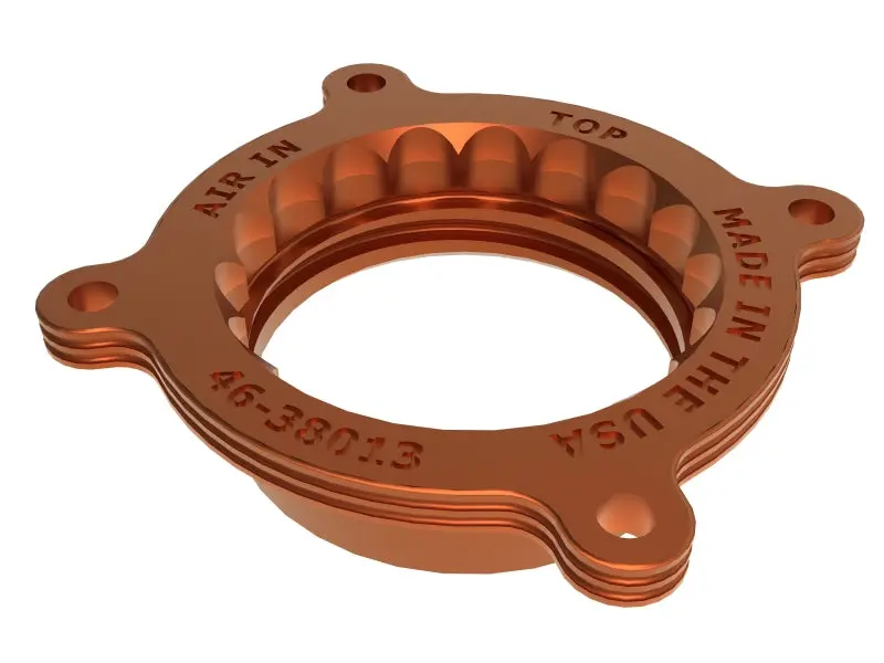 Afe Silver Bullet Throttle Body Spacers Tbs 22-23 Toyota Gr86 H4-2.4L - Orange 1