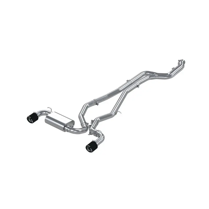 Mbrp 2020+ Toyota Supra 3.0L 3In Catback Dual Rear Carbon Fiber Tips - T304 1