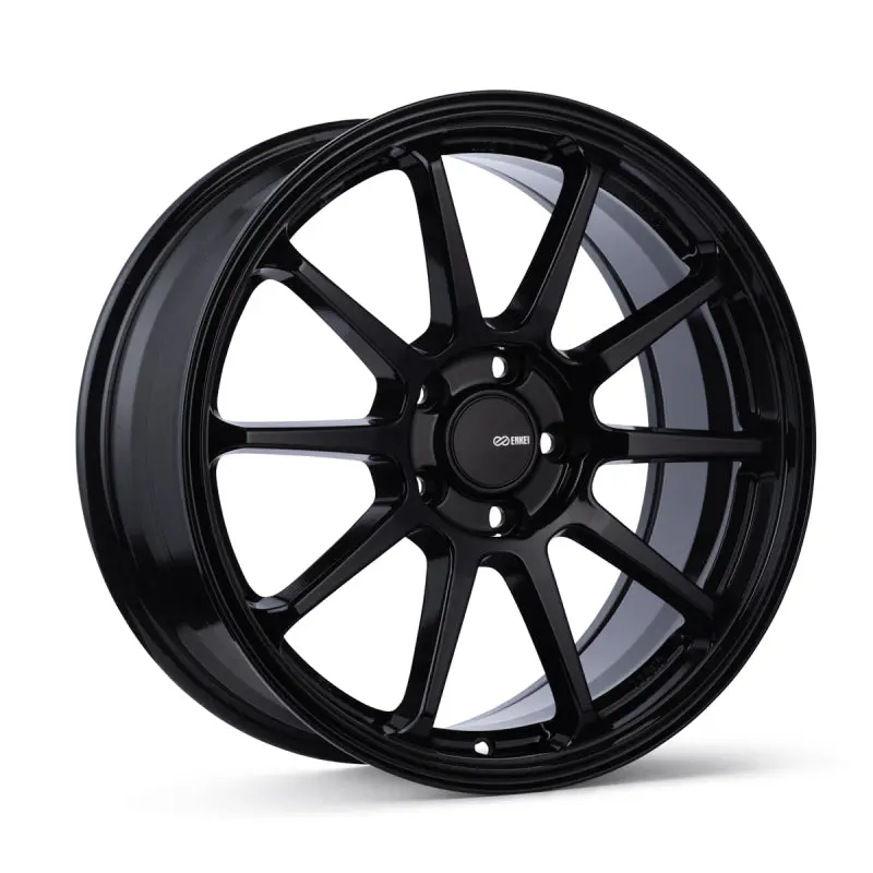 Enkei Px-10 16X7 5X100 45Mm Offset 72.6Mm Bore Gloss Black Wheel 1