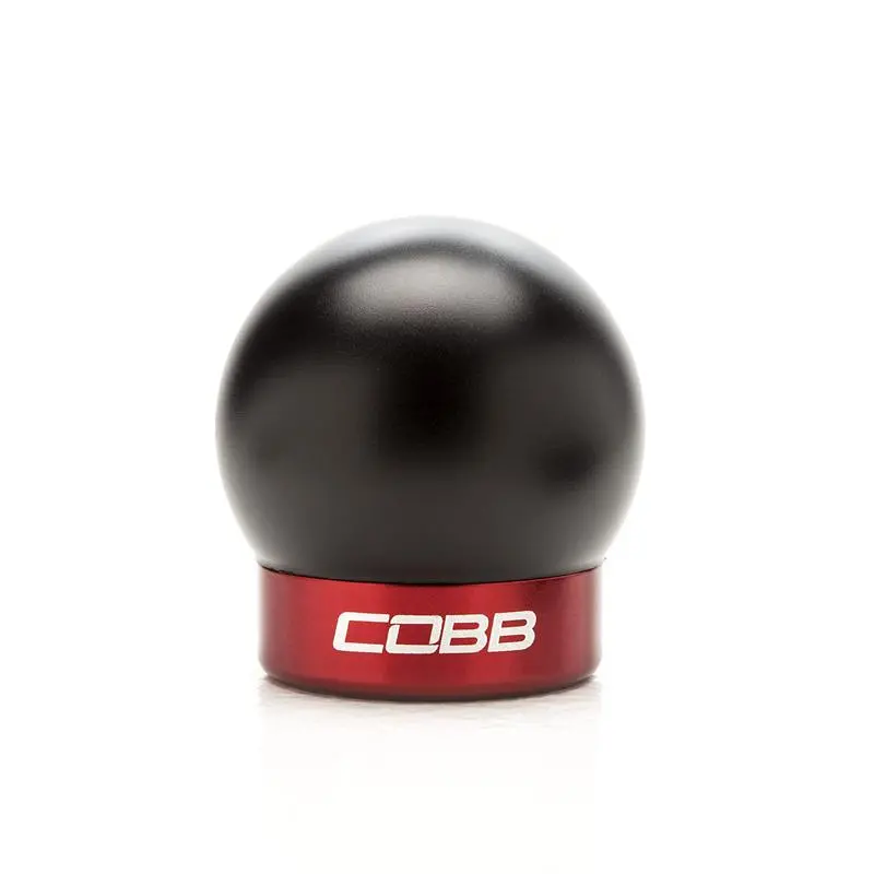 Cobb Ford Mustang Shift Knob Black With Red Base 2