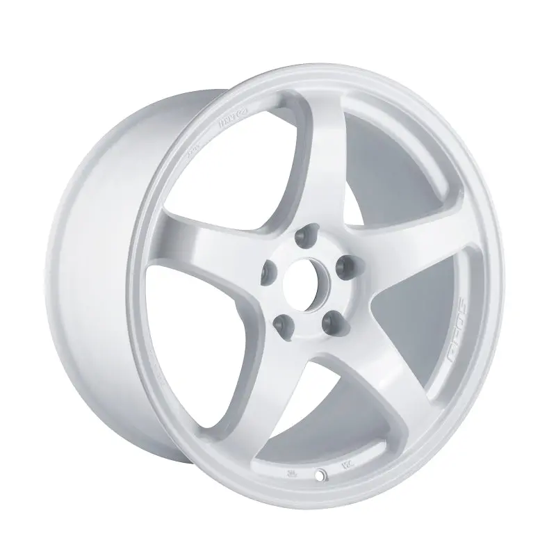 Enkei Pf05 17X9 5X100 40Mm Offset 75Mm Bore White Pearl Wheel 1