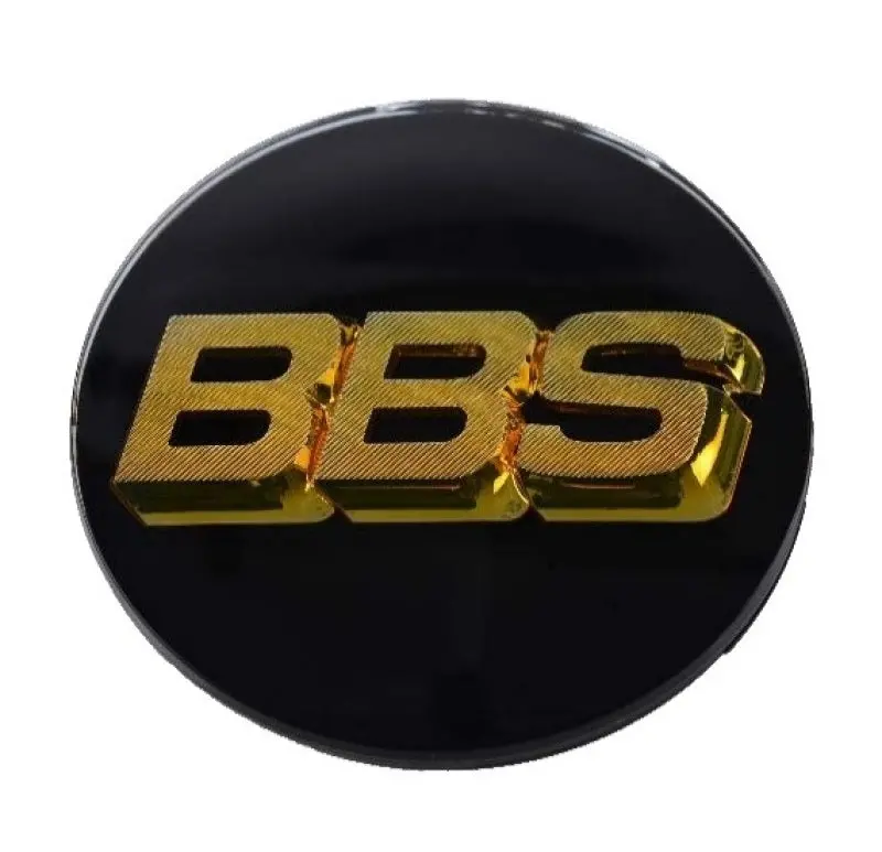 Bbs Center Cap 80.6Mm Black/Gold -D 1