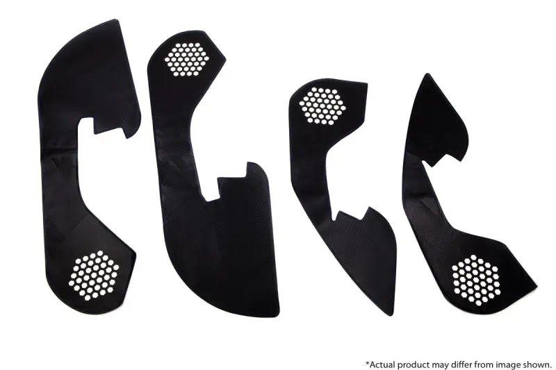 Revel Gt Design Kick Panel Cover (Blue Stitch) 16-19 Subaru Wrx / Wrx Sti - 4 Pieces 1