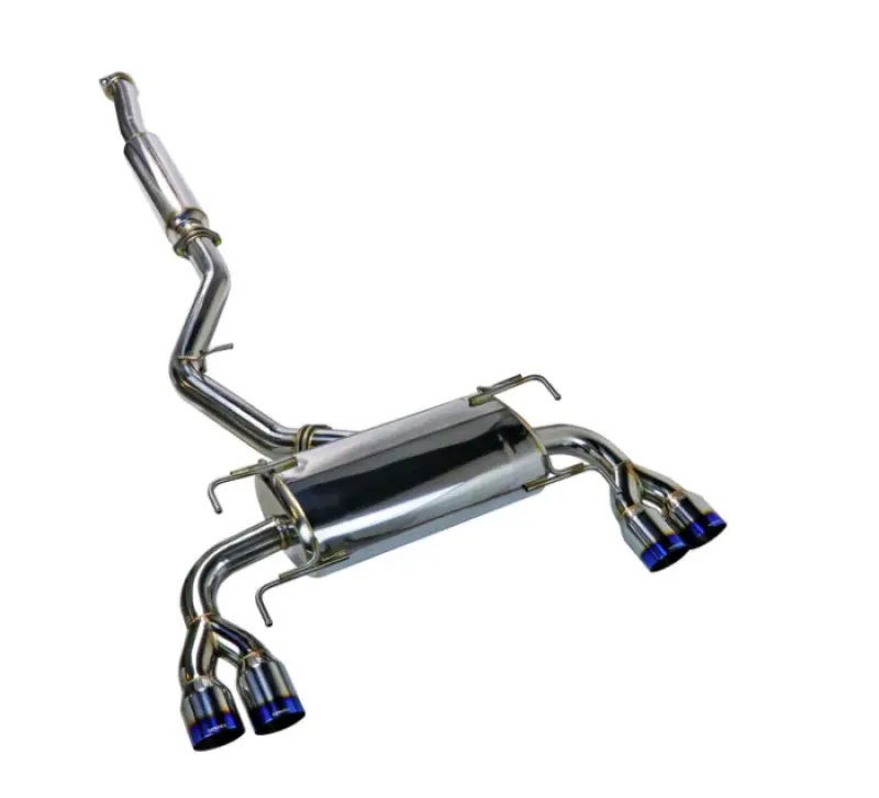 Remark 11-14 Subaru Wrx/Sti Gr Hatch Sports Touring Cat-Back Exhaust - Burnt Quad Tips 1