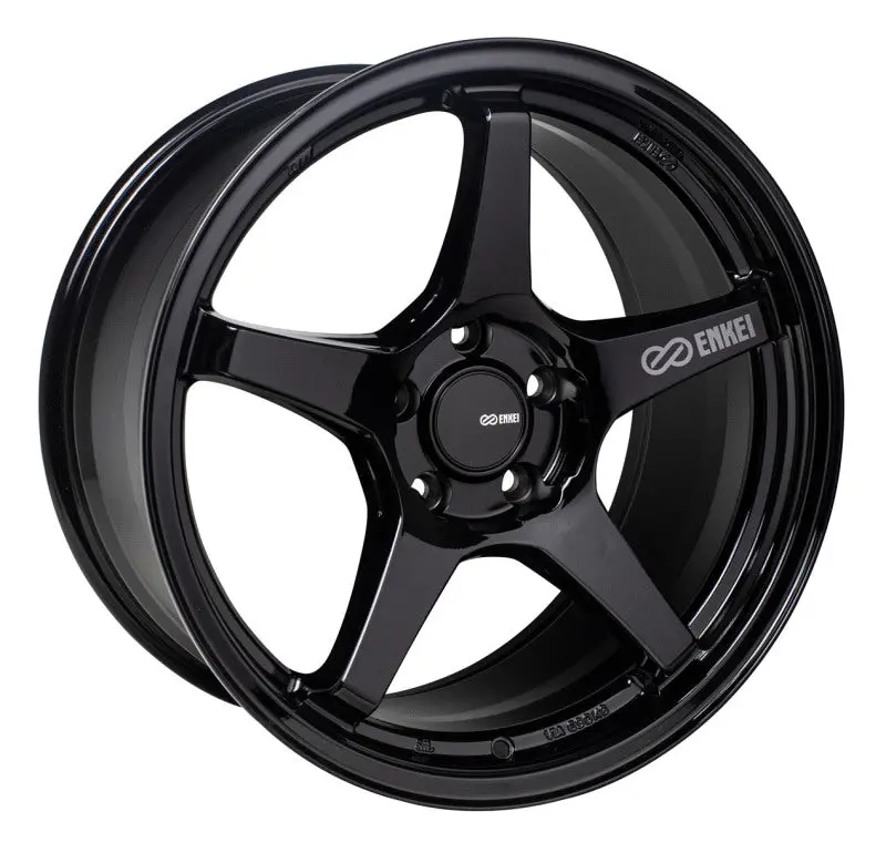 Enkei Ts-5 17X9 5X100 45Mm Offset 72.6Mm Bore Gloss Black 1