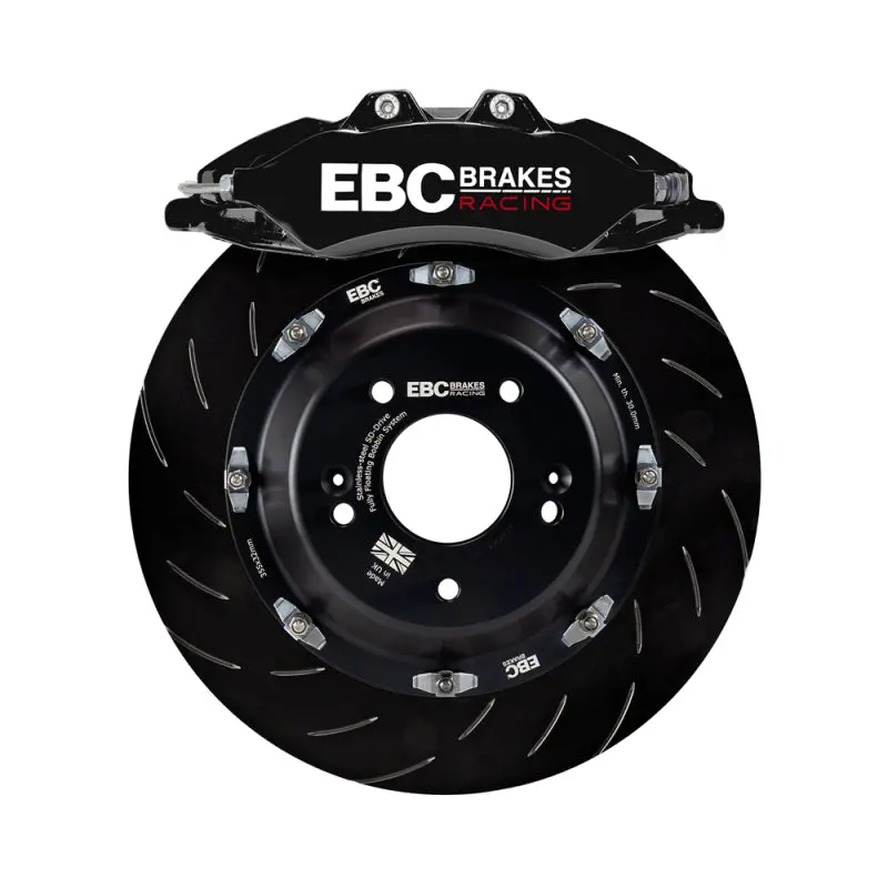 Ebc Racing 00-06 Bmw M3 (E46) Black Apollo-6 Calipers 355Mm Rotors Front Big Brake Kit 1