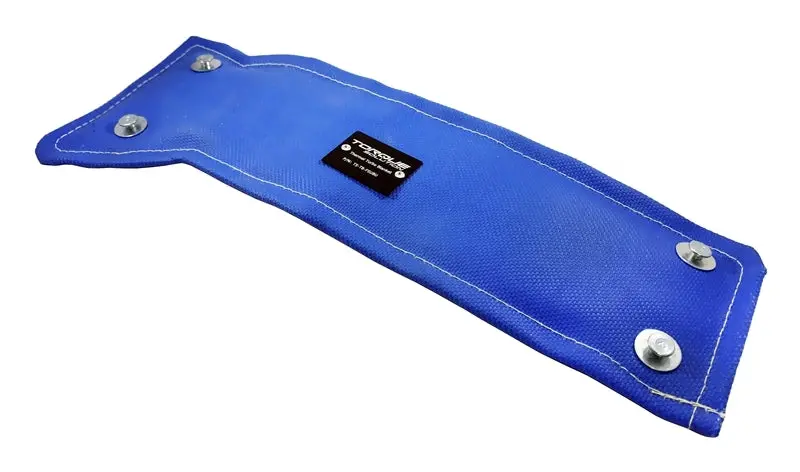Torque Solution Thermal Turbo Blanket For Oem Subaru Turbos - Blue 1