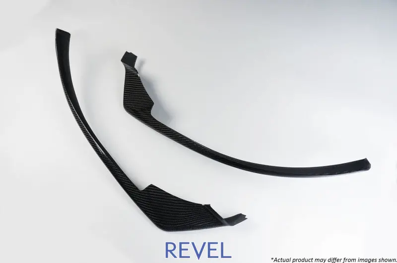 Revel Gt Dry Carbon Front Lip Covers 16-18 Mazda Mx-5 - 2 Pieces 1